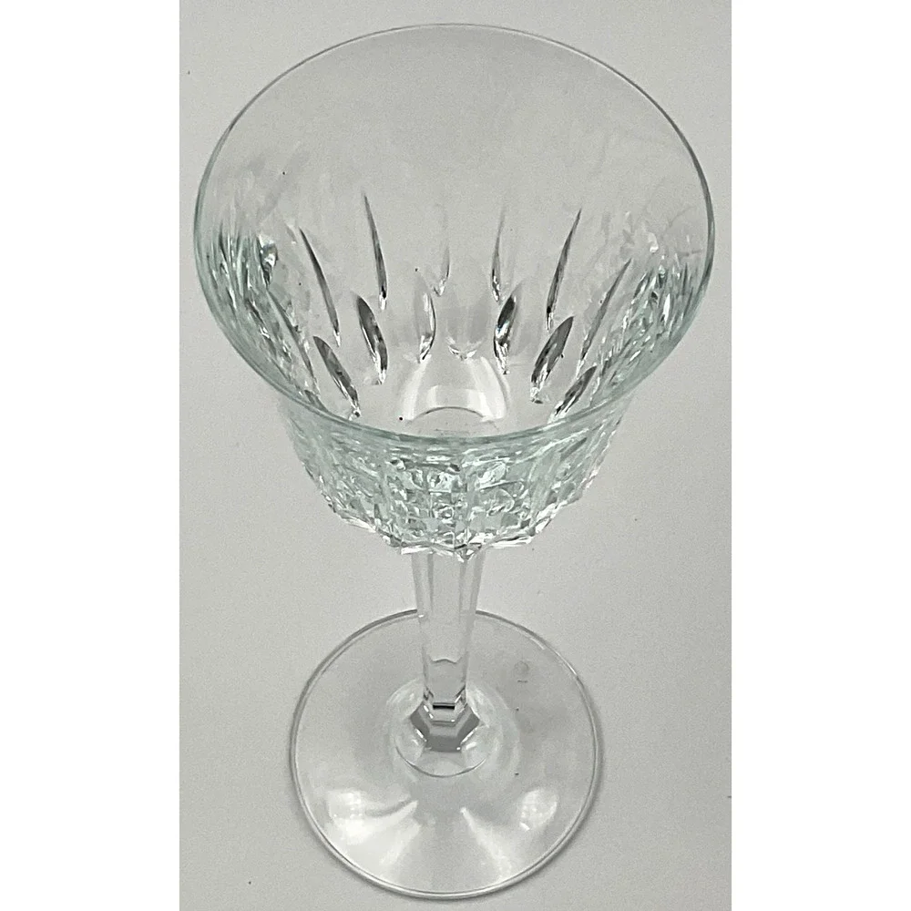 Mikasa Park Avenue Lead Crystal Wine Glasses Set of Four Brand New Vintage 8